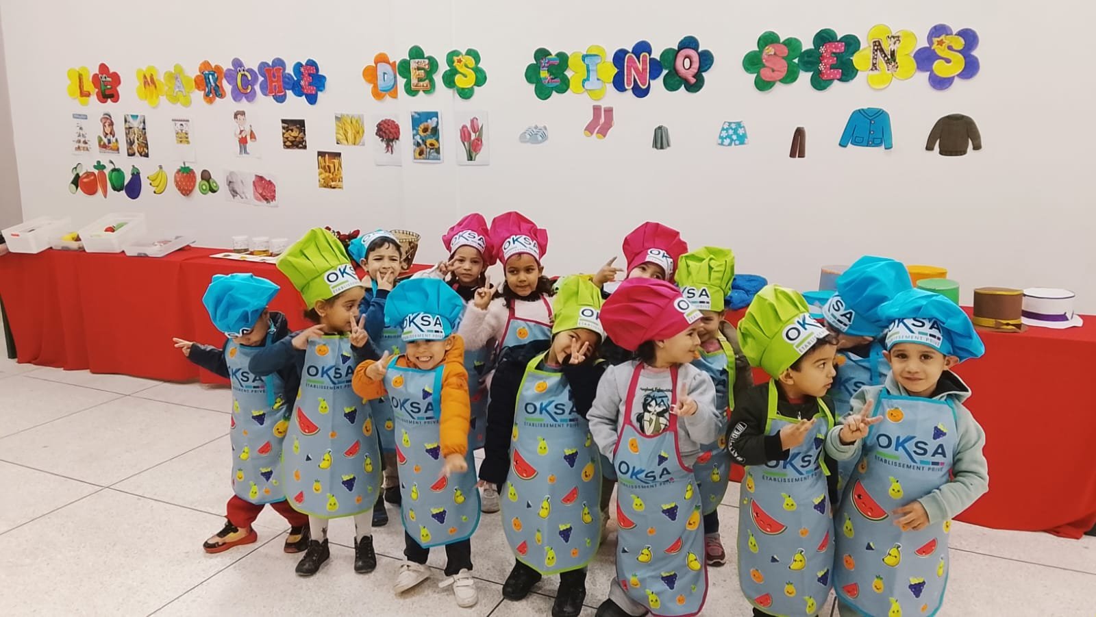 Élèves OKSA en apprentissage